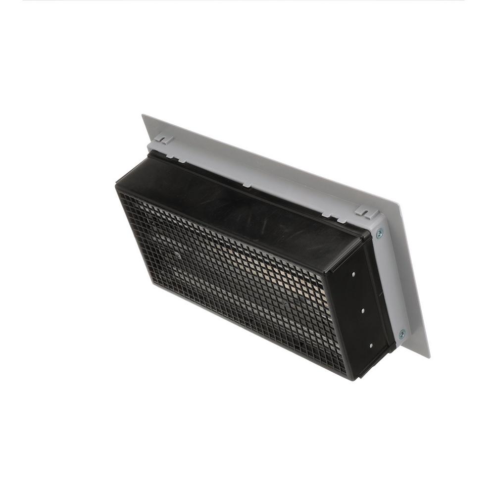 16 in. x 8 in. Automatic Foundation Vent in Gray (Carton of 10) - Super Arbor