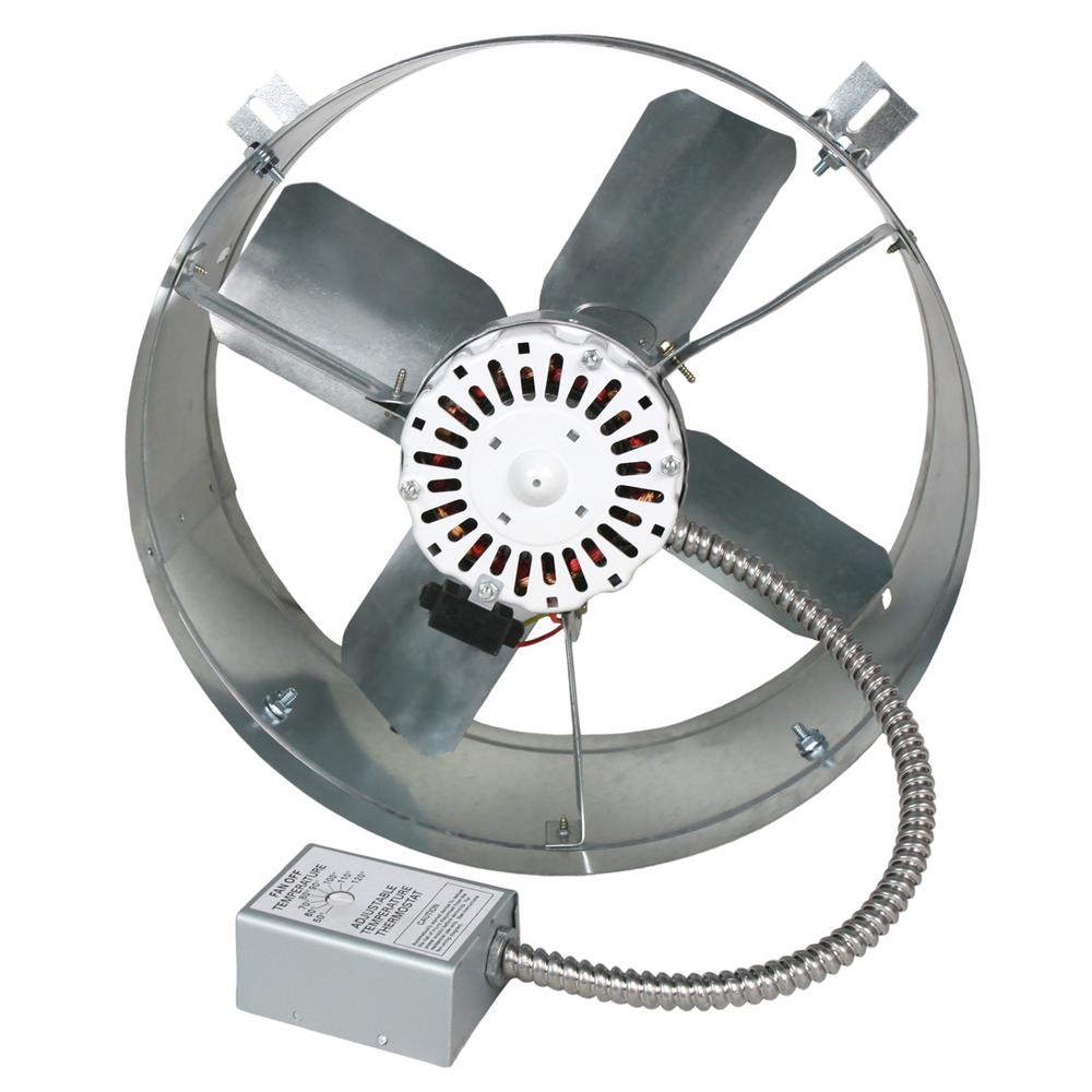 1300 CFM Mill Electric Powered Gable Mount Electric Attic Fan - Super Arbor
