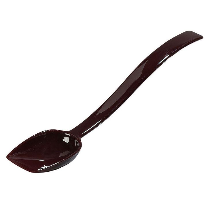 Polycarbonate Brown Buffet Spoons Set of 12