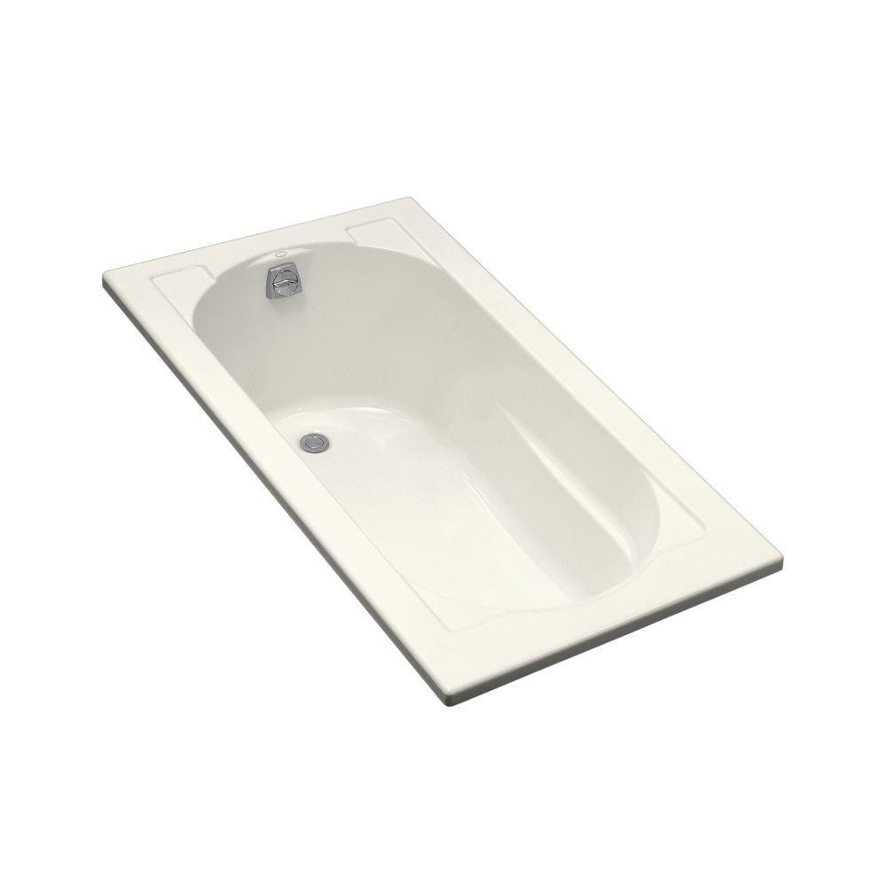 Devonshire 60 in. x 32 in. Acrylic Alcove Bathtub with Integral Apron, Integral Flange and Right-Hand Drain in White - Super Arbor