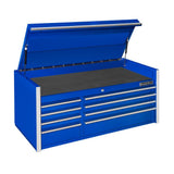 THD Series 55 in. 8-Drawer Top Chest in Blue - Super Arbor