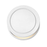 Modern Low-Voltage Satin White Integrated LED Round Stair Light - Super Arbor