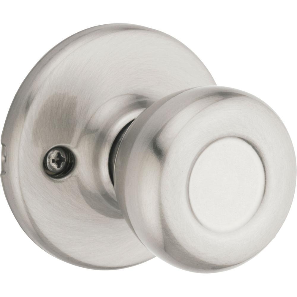 Tylo Polished Brass Dummy Door Knob Featuring Microban Antimicrobial Technology - Super Arbor