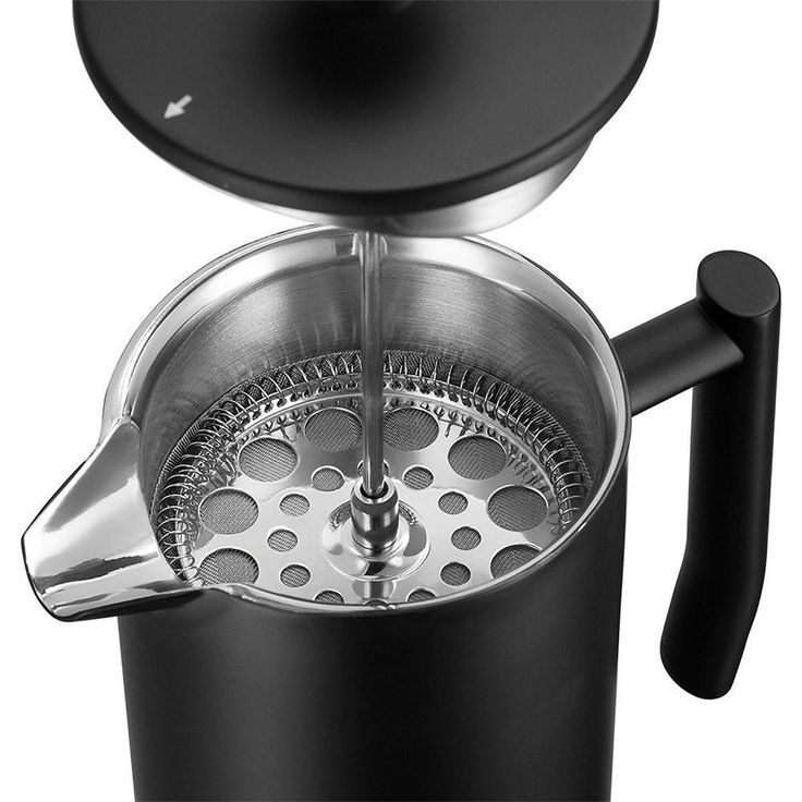 34 oz. Black Stainless Steel French Press