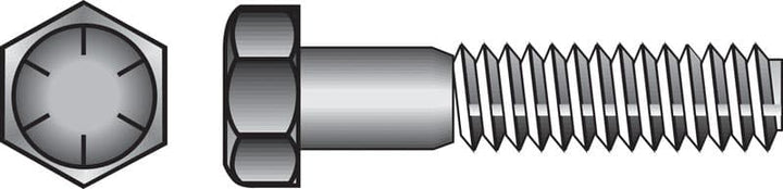 Hillman 1 in. D x 6 in. L Heat-Treated Steel Hex Head Cap Screw, Grade 8, 10-Pack