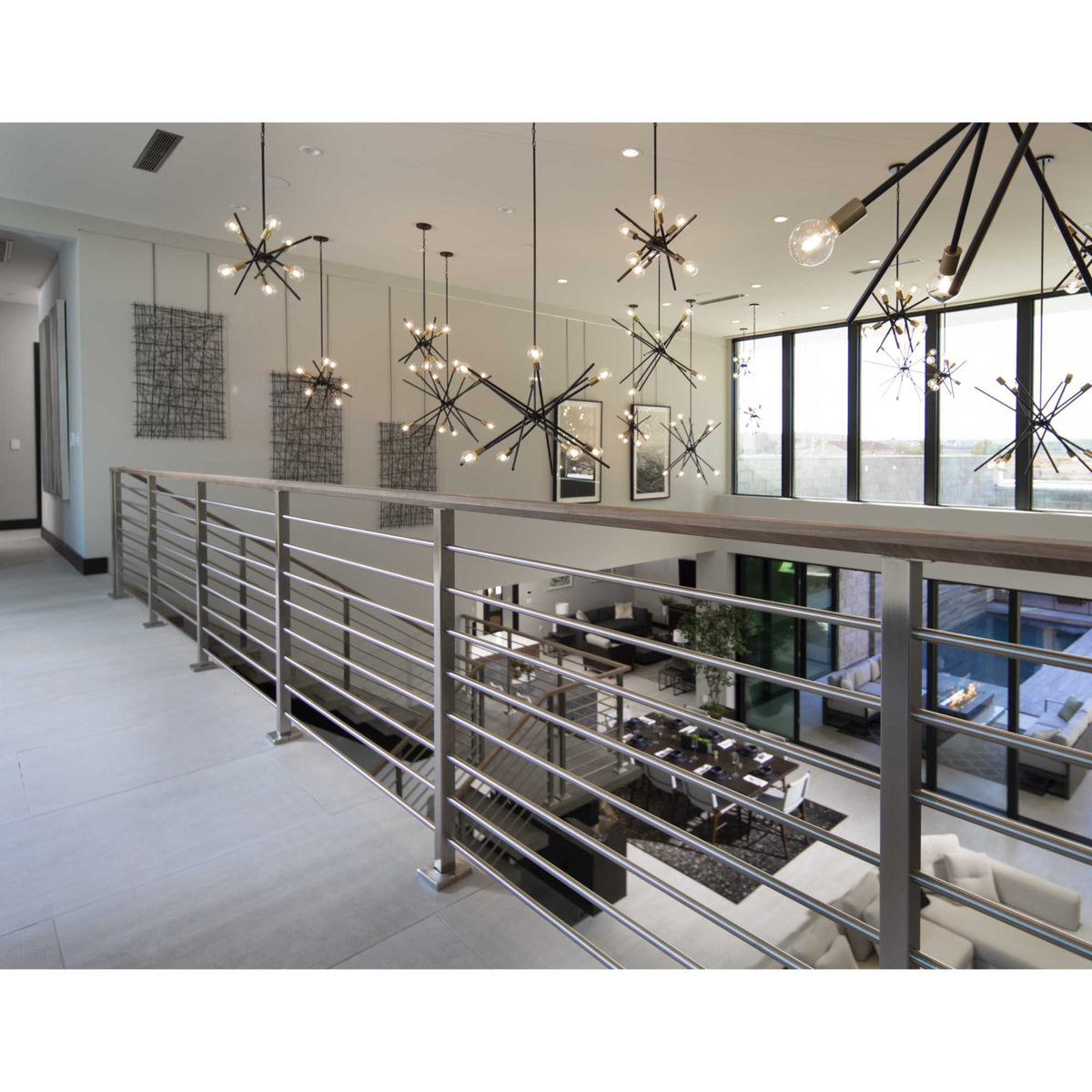 Progress Lighting Astra 6-Light Antique Bronze Modern/Contemporary Chandelier