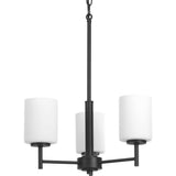 Progress Lighting Replay 3-Light Black Modern/Contemporary Chandelier