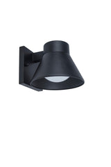 Project Source 2-Pack 4.76-in H Matte Black Dark Sky Integrated LED Outdoor Wall Light