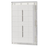 Zaca Capella 16-in x 26-in Recessed Mount White Mirrored Medicine Cabinet