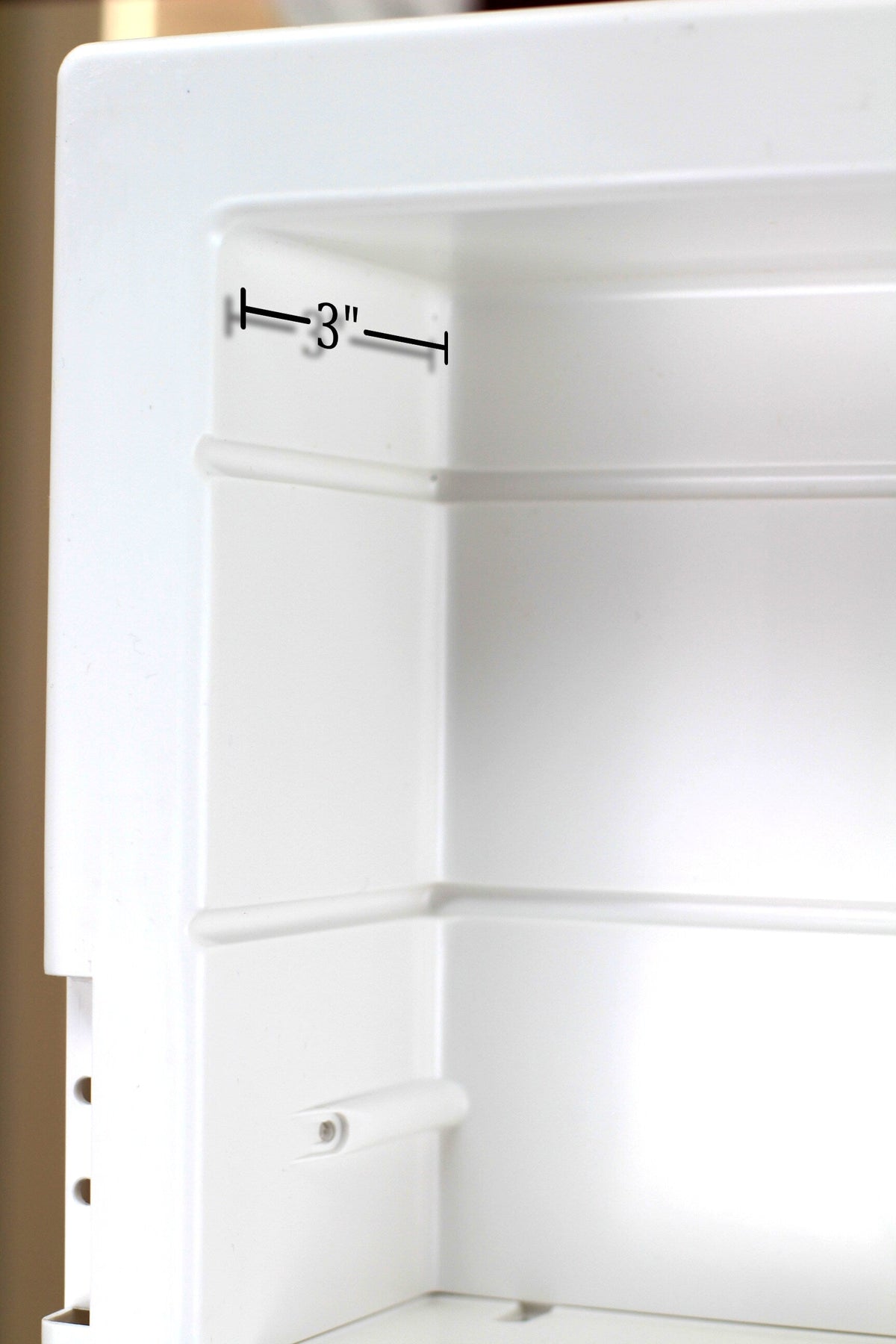 Zaca Capella 16-in x 26-in Recessed Mount White Mirrored Medicine Cabinet