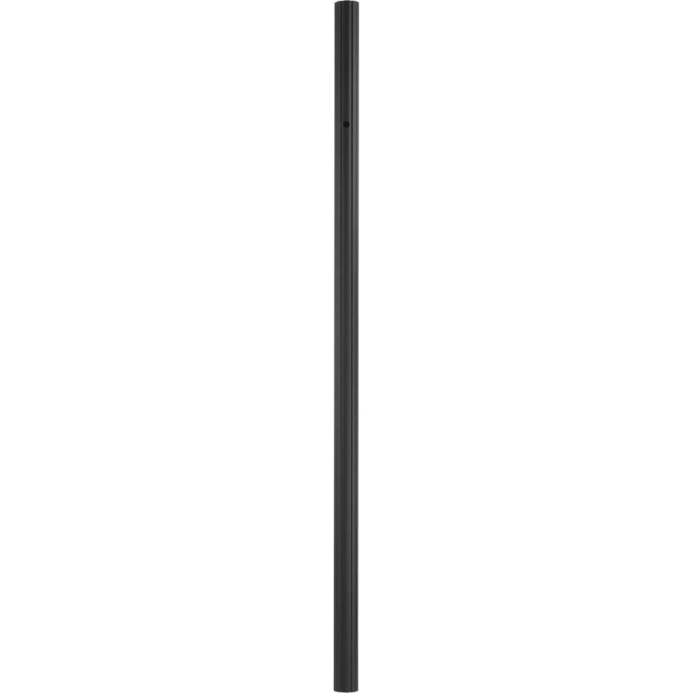 Progress Lighting Outdoor Posts 84-in Black Fluted Traditional Pole