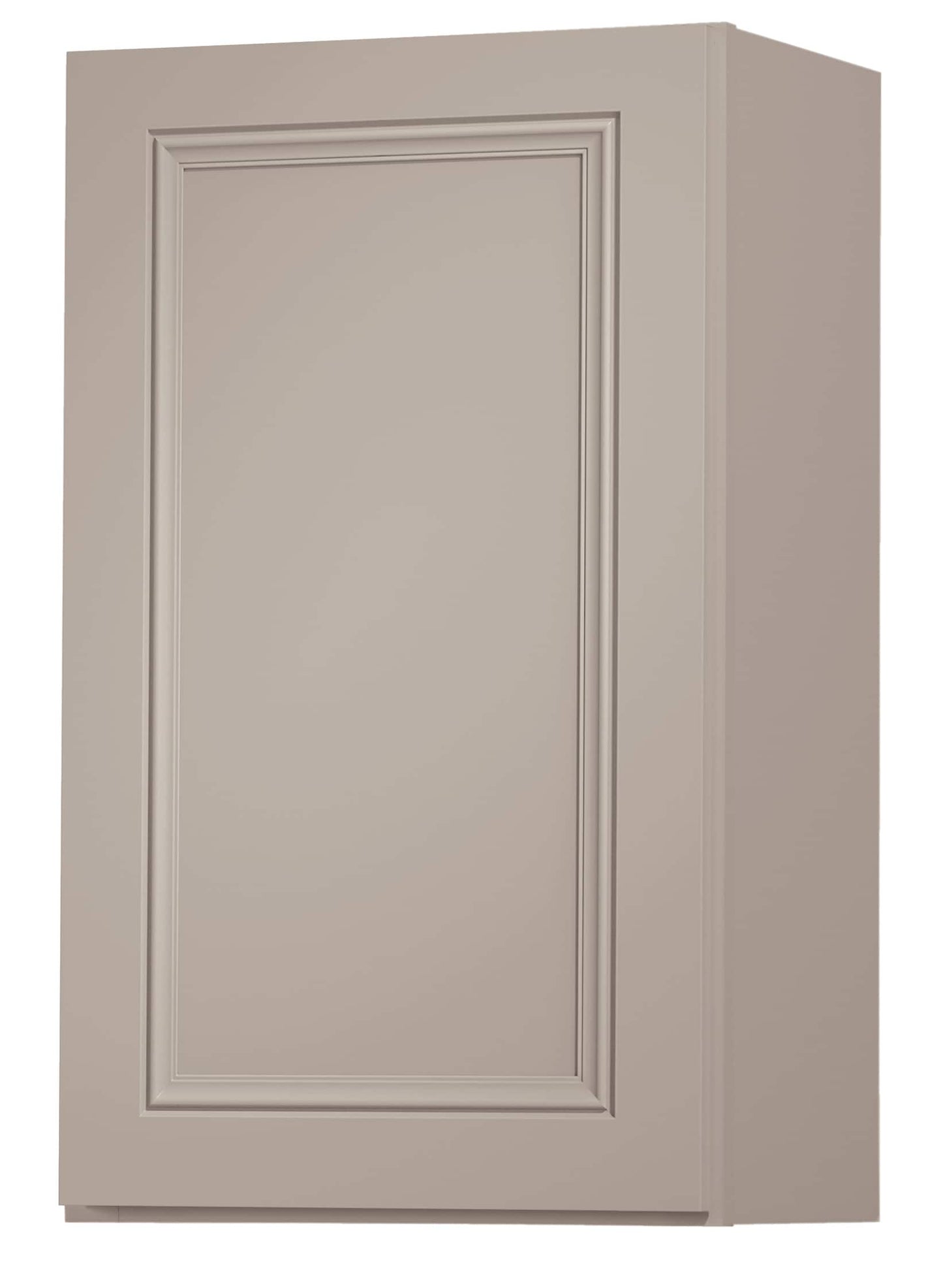 Diamond NOW Wintucket 18-in W x 36-in H x 12-in D Cloud Gray Wall Fully Assembled Cabinet (Recessed Panel Square Door Style)