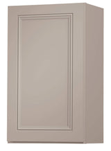 Diamond NOW Wintucket 18-in W x 30-in H x 12-in D Cloud Gray Wall Fully Assembled Cabinet (Recessed Panel Square Door Style)
