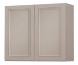 Diamond NOW Wintucket 36-in W x 36-in H x 12-in D Cloud Gray Wall Fully Assembled Cabinet (Recessed Panel Square Door Style)