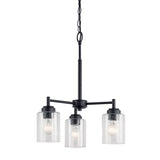 Kichler Winslow 3-Light Black Modern/Contemporary Chandelier