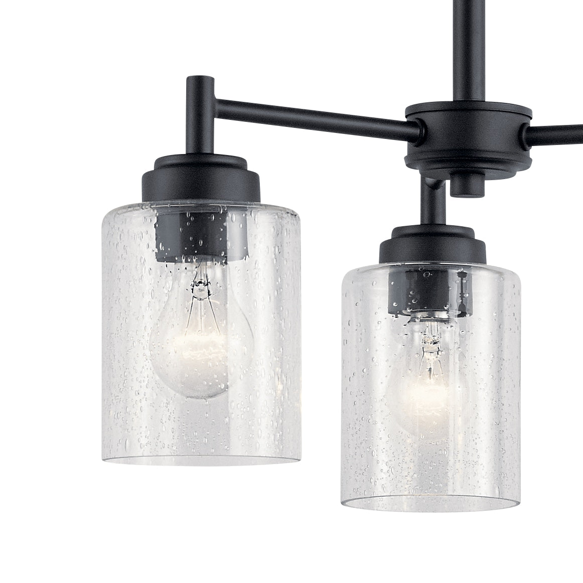 Kichler Winslow 3-Light Black Modern/Contemporary Chandelier