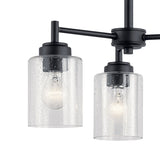 Kichler Winslow 3-Light Black Modern/Contemporary Chandelier