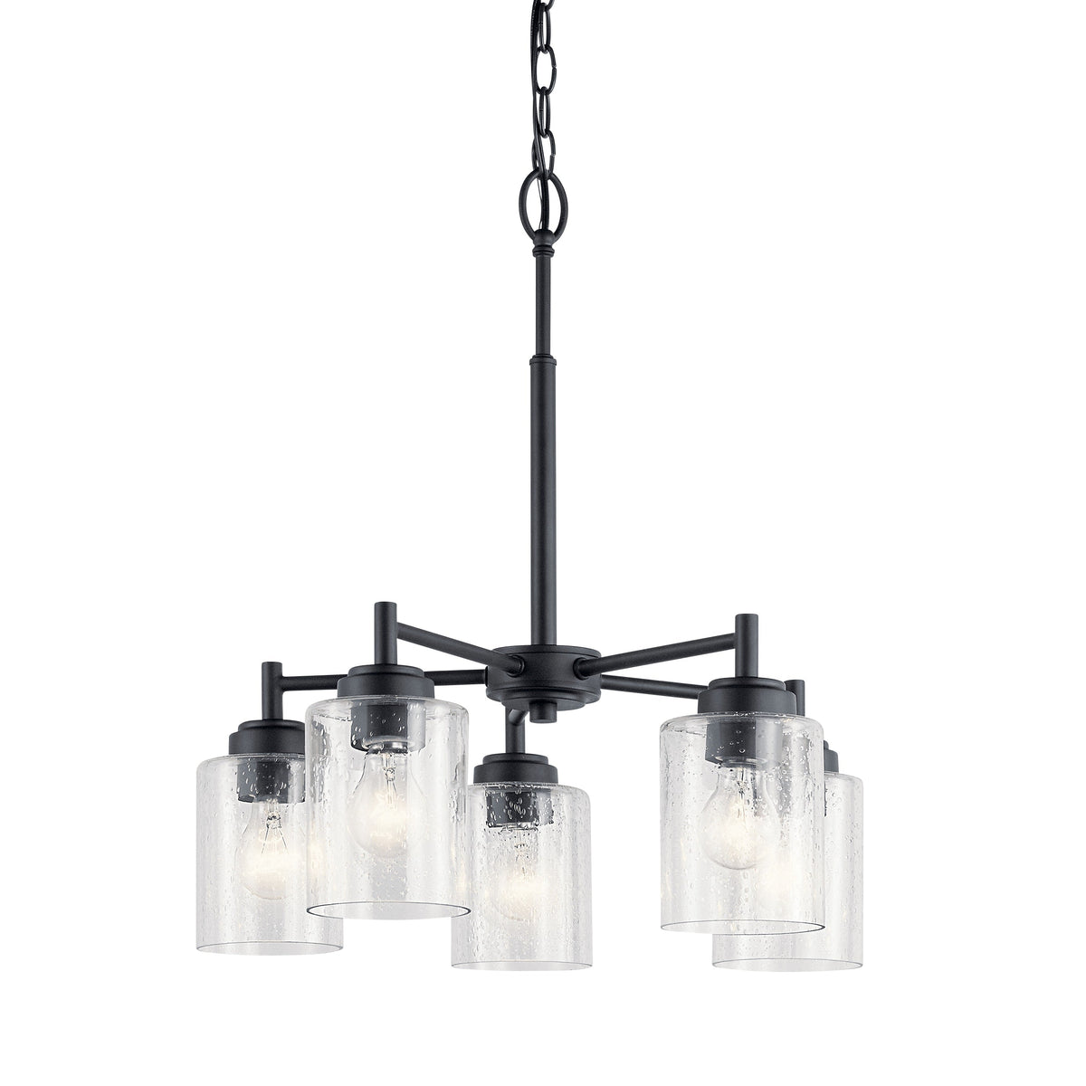 Kichler Winslow 5-Light Black Modern/Contemporary Chandelier