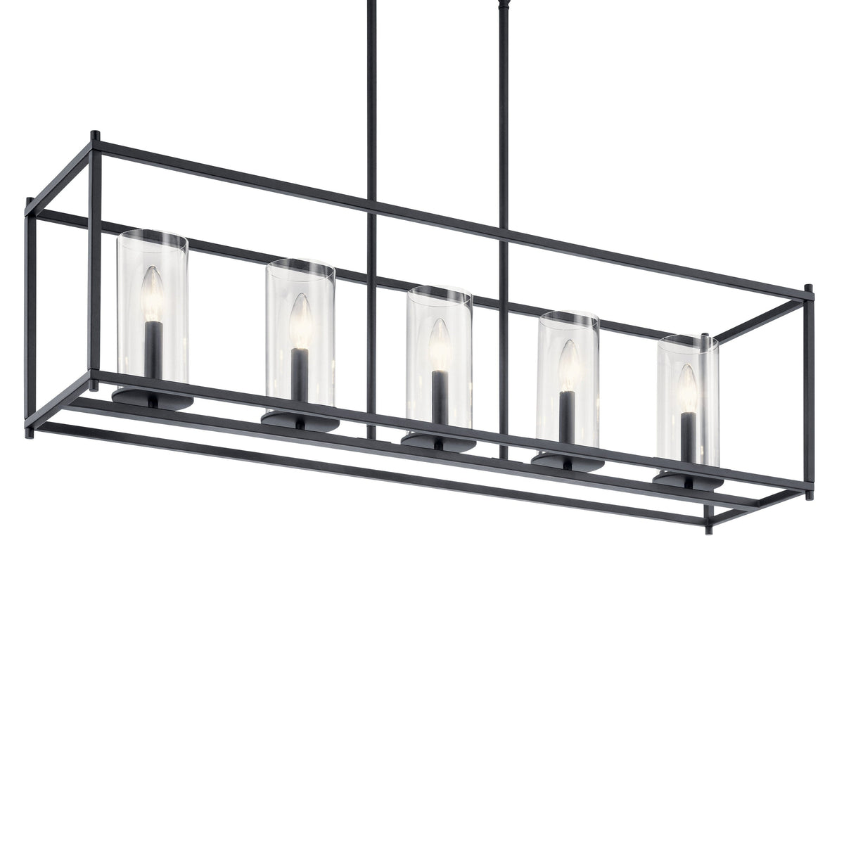 Kichler Crosby 5-Light Black Modern/Contemporary Chandelier