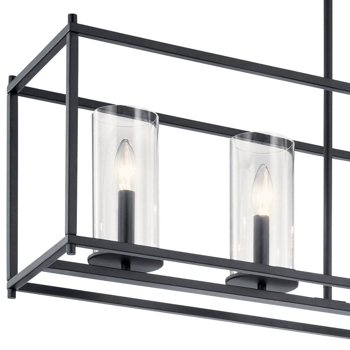 Kichler Crosby 5-Light Black Modern/Contemporary Chandelier