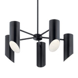 Kichler Trentino 5-Light Black Mid-century Chandelier