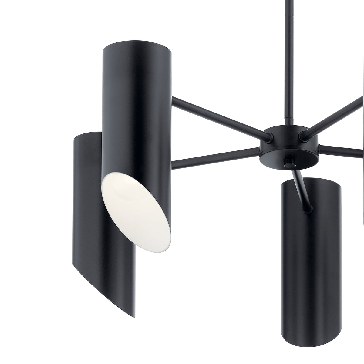 Kichler Trentino 5-Light Black Mid-century Chandelier