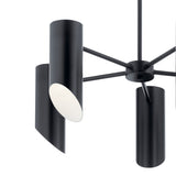 Kichler Trentino 5-Light Black Mid-century Chandelier