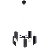 Kichler Trentino 5-Light Black Mid-century Chandelier