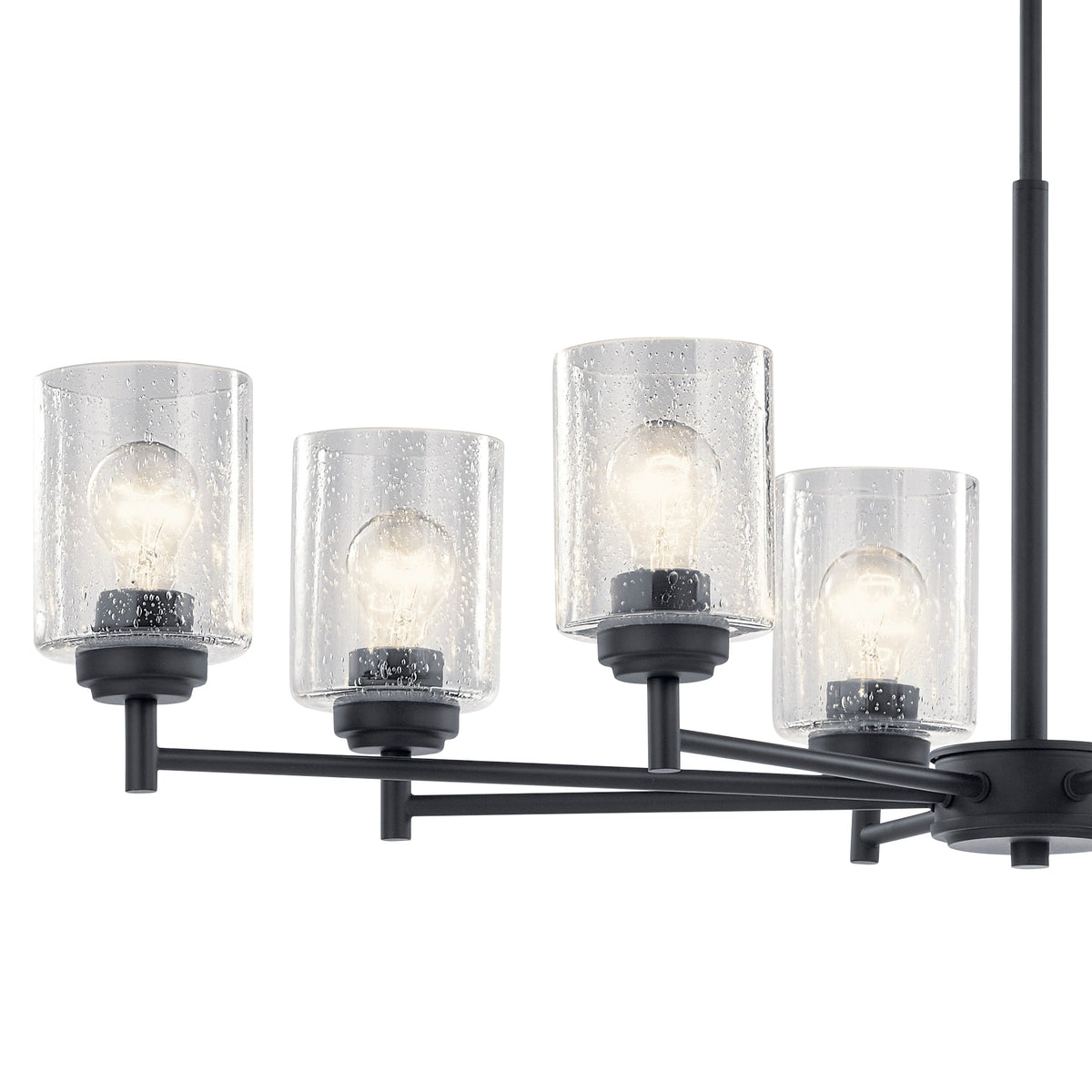 Kichler Winslow 8-Light Black Modern/Contemporary Chandelier