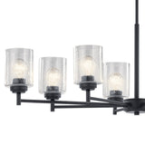 Kichler Winslow 8-Light Black Modern/Contemporary Chandelier