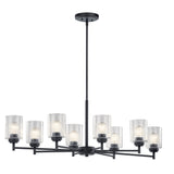 Kichler Winslow 8-Light Black Modern/Contemporary Chandelier