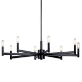 Kichler Erzo 8-Light Black Modern/Contemporary Chandelier