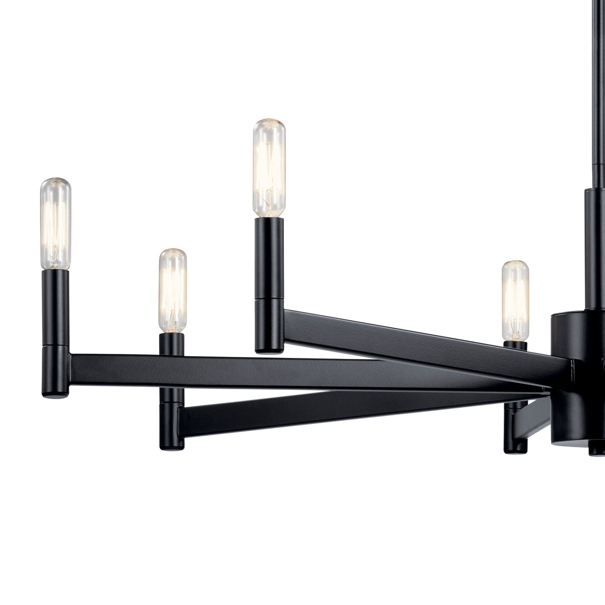 Kichler Erzo 8-Light Black Modern/Contemporary Chandelier