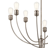 Kichler Hatton 8-Light Pewter Transitional Chandelier