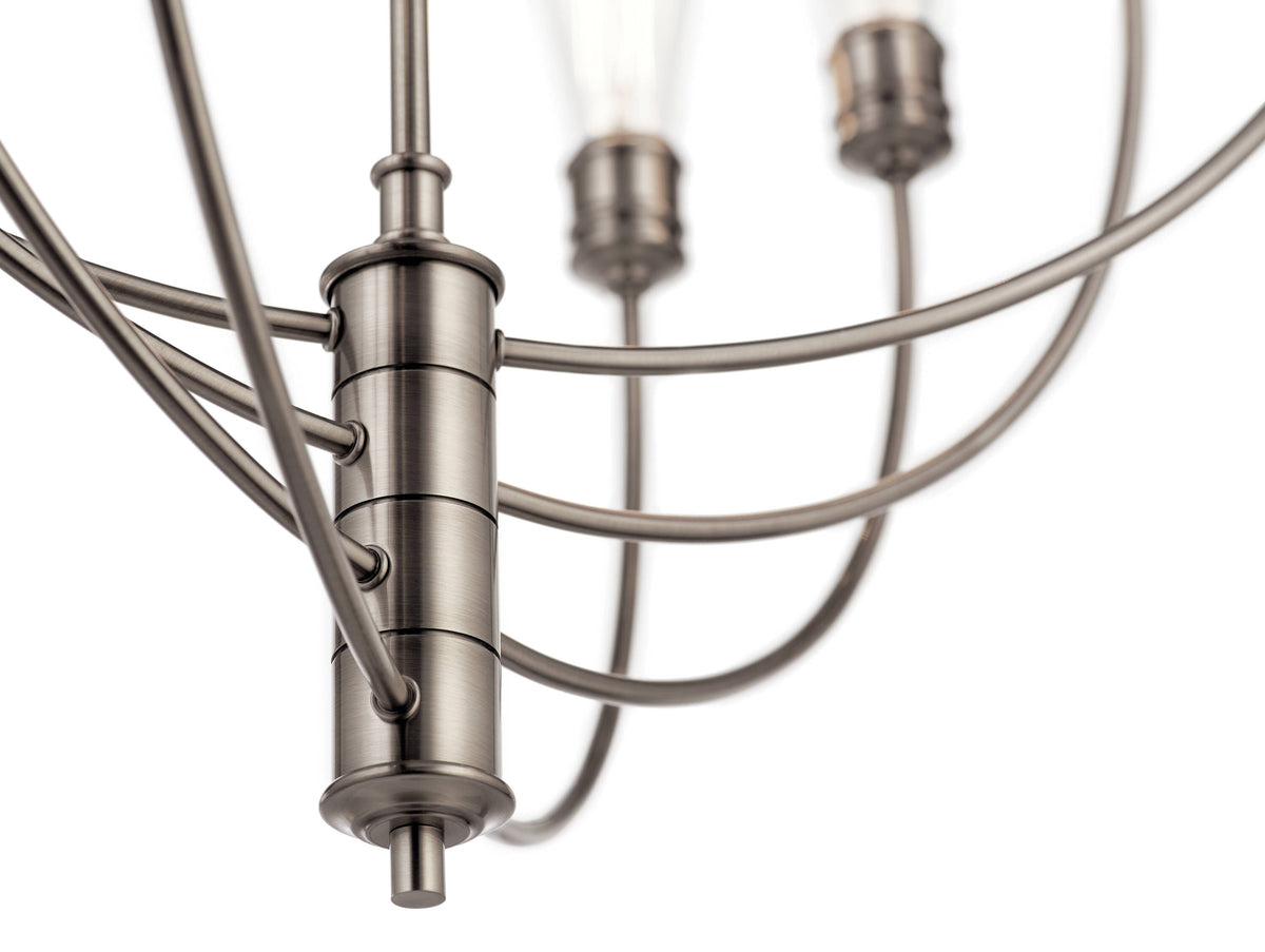 Kichler Hatton 8-Light Pewter Transitional Chandelier