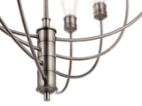 Kichler Hatton 8-Light Pewter Transitional Chandelier