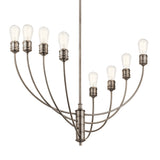 Kichler Hatton 8-Light Pewter Transitional Chandelier