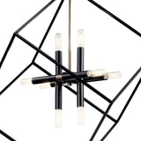 Kichler Cartone 8-Light Black Modern/Contemporary Cage Chandelier