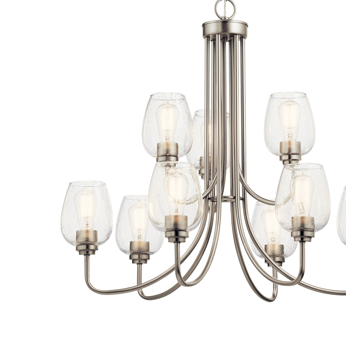 Kichler Valserrano 9-Light Brushed Nickel Traditional Chandelier