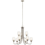 Kichler Valserrano 9-Light Brushed Nickel Traditional Chandelier