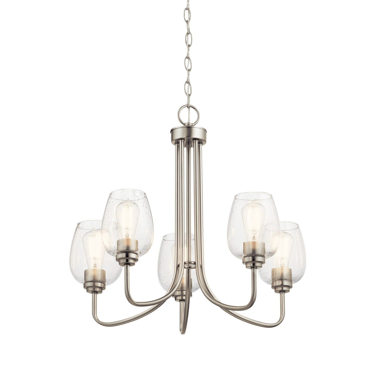 Kichler Valserrano 5-Light Brushed Nickel Traditional Chandelier
