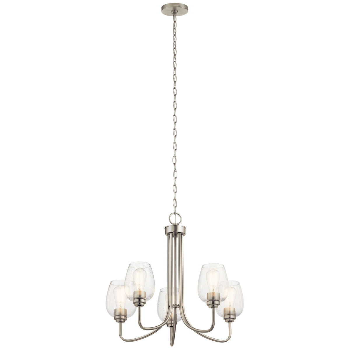 Kichler Valserrano 5-Light Brushed Nickel Traditional Chandelier