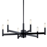 Kichler Erzo 6-Light Black Modern/Contemporary Chandelier