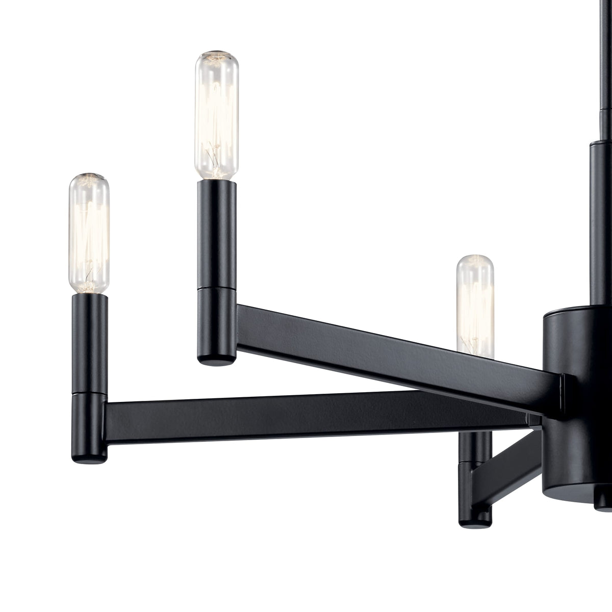 Kichler Erzo 6-Light Black Modern/Contemporary Chandelier