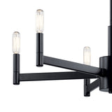 Kichler Erzo 6-Light Black Modern/Contemporary Chandelier