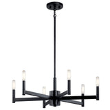 Kichler Erzo 6-Light Black Modern/Contemporary Chandelier