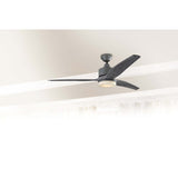 Harbor Breeze Fairwind 60-in Galvanized LED Indoor/Outdoor Ceiling Fan with Remote (3-Blade)