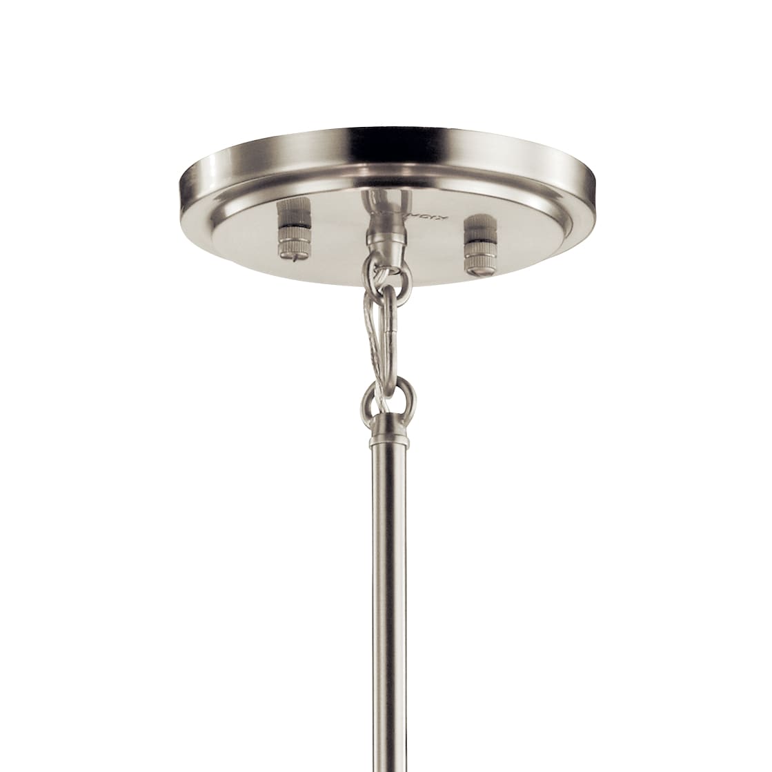 Kichler Cirus 5-Light Auburn Stained Transitional Etched Glass Drum Large Hanging Pendant Light