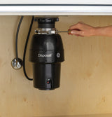 GE 1/2-HP Continuous Feed Noise Insulation Garbage Disposal, Non-Corded, GFC530N