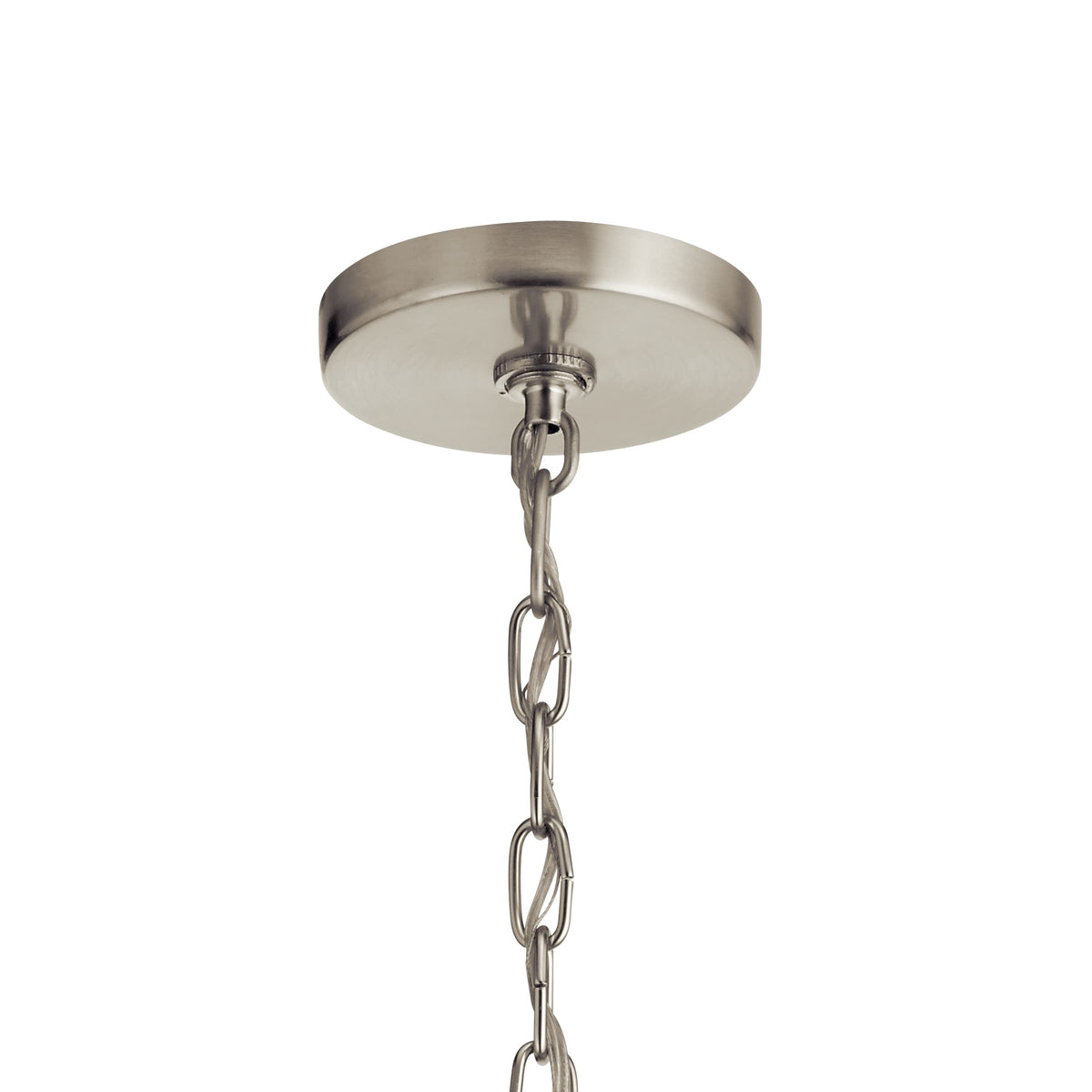 Kichler Stetton 3-Light Anvil Iron Farmhouse Drum Medium Hanging Pendant Light